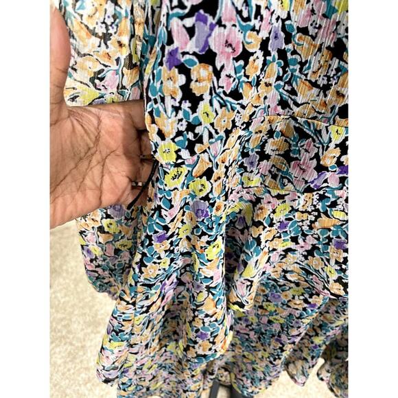 ✨HOST PICK✨ Leith Ditzy Floral Ruffle Long Sleeve Chiffon Dress - Size XL (NWT) - Picture 4 of 6